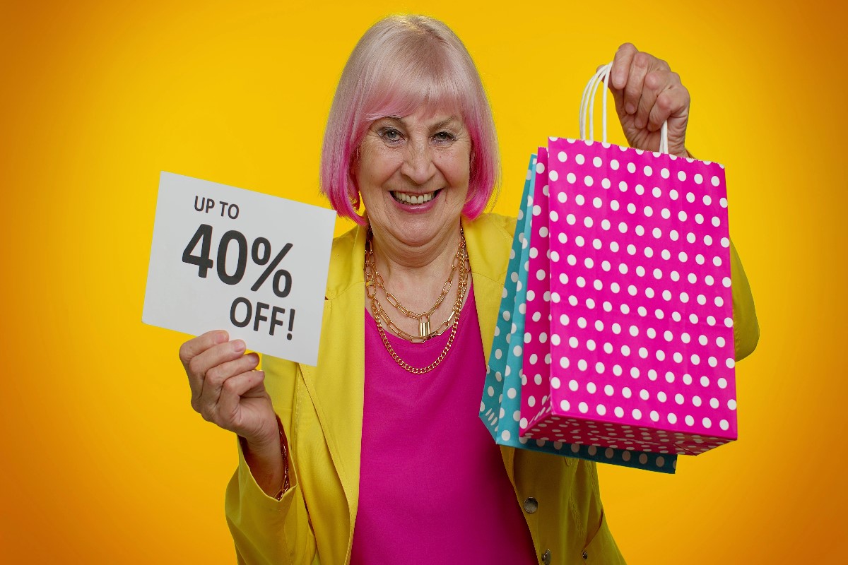 Senior shopping discount