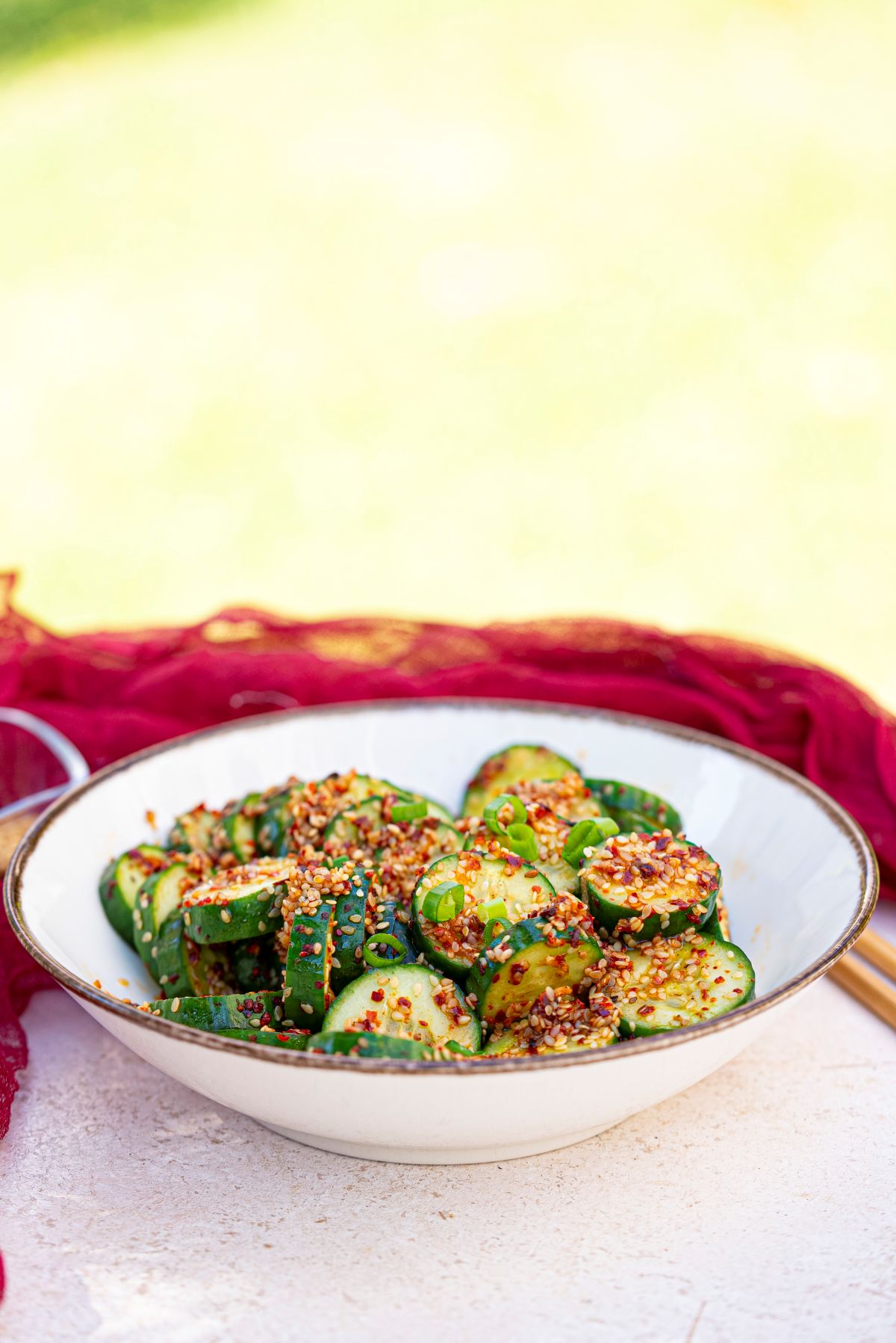 Spicy Korean Cucumber Salad