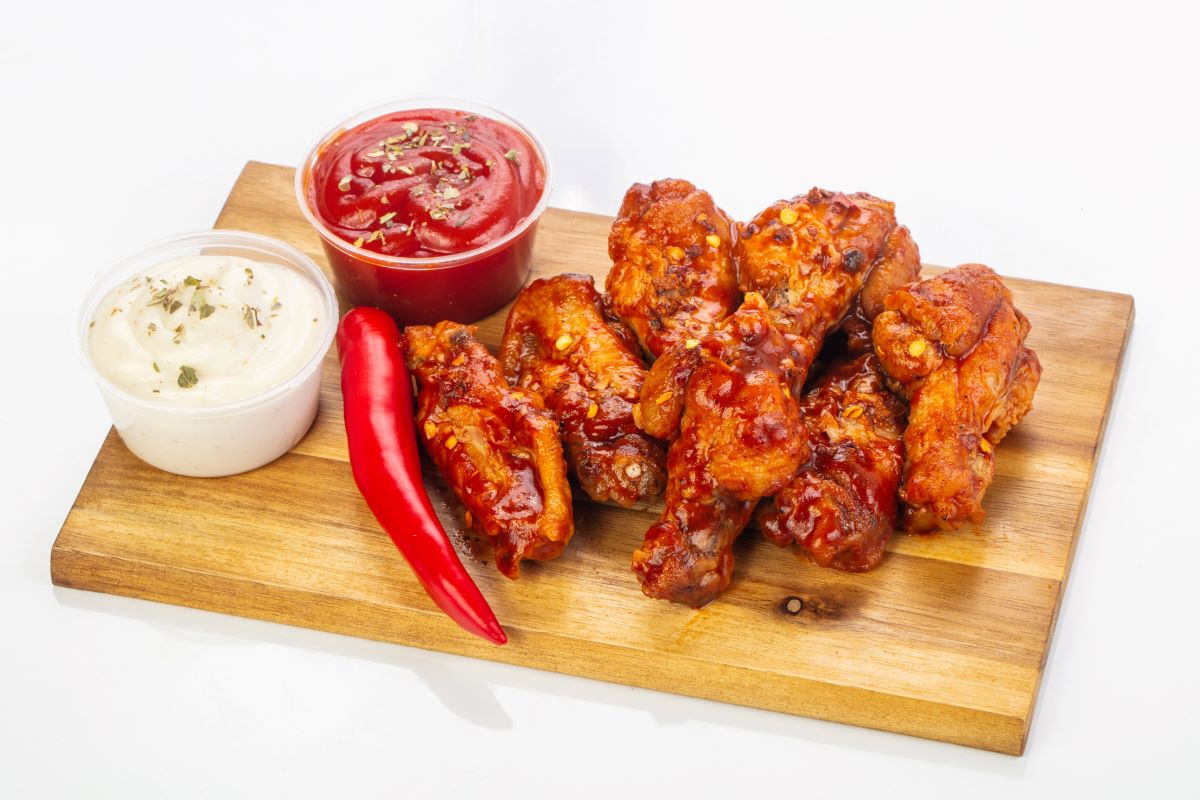 Spicy buffalo wings