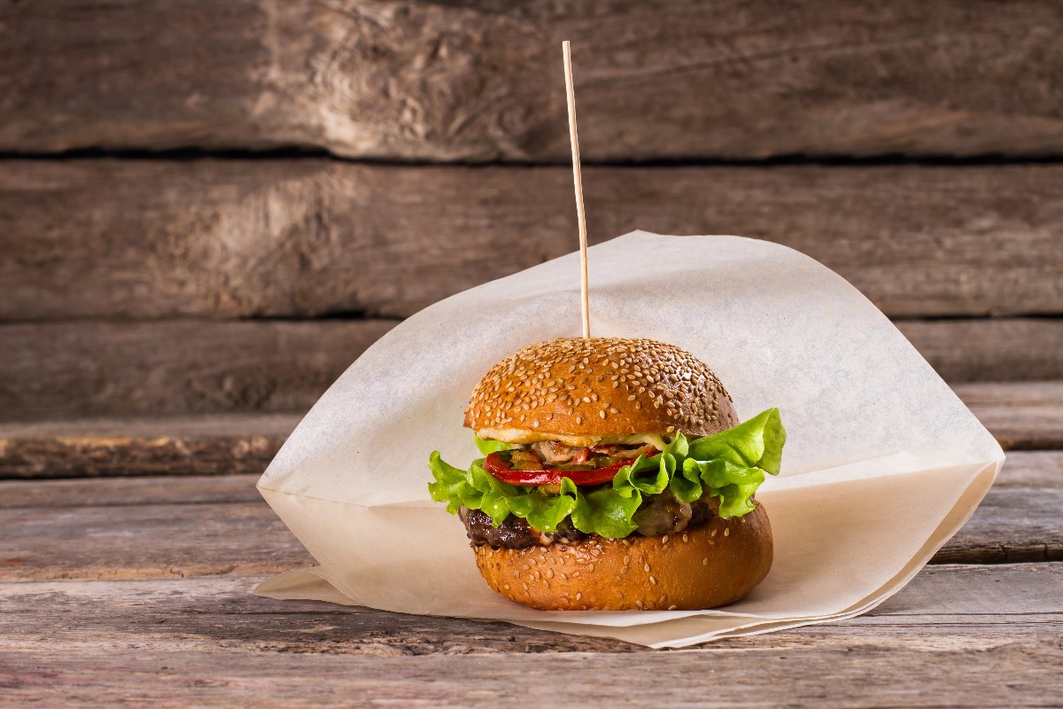 Sticking burger