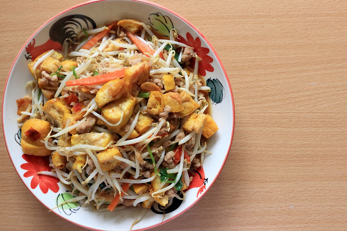 Stir fried tofu