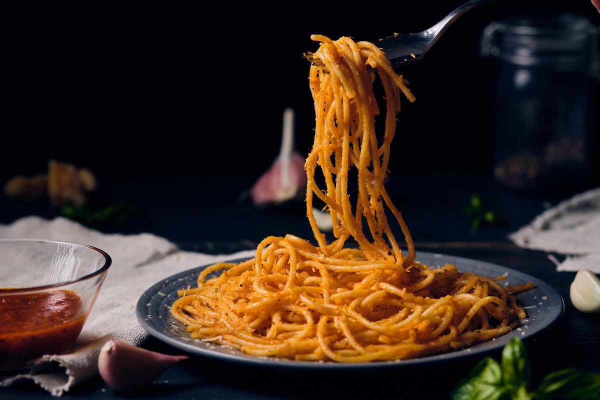 Tomaatoes butter pasta
