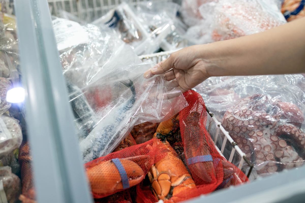 Vaccumed packed fish