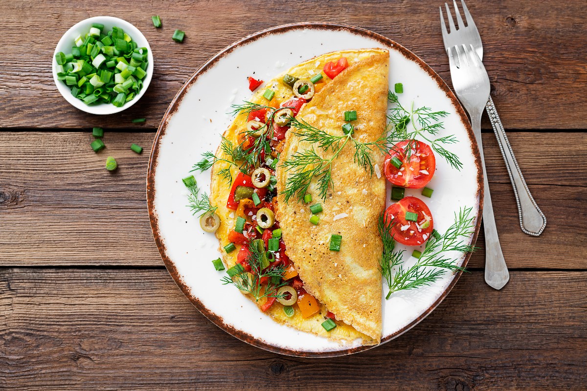 Vegan omelet