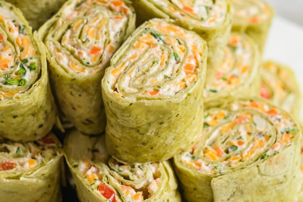 Veggie Pinwheels by Recipes From A Pantry
