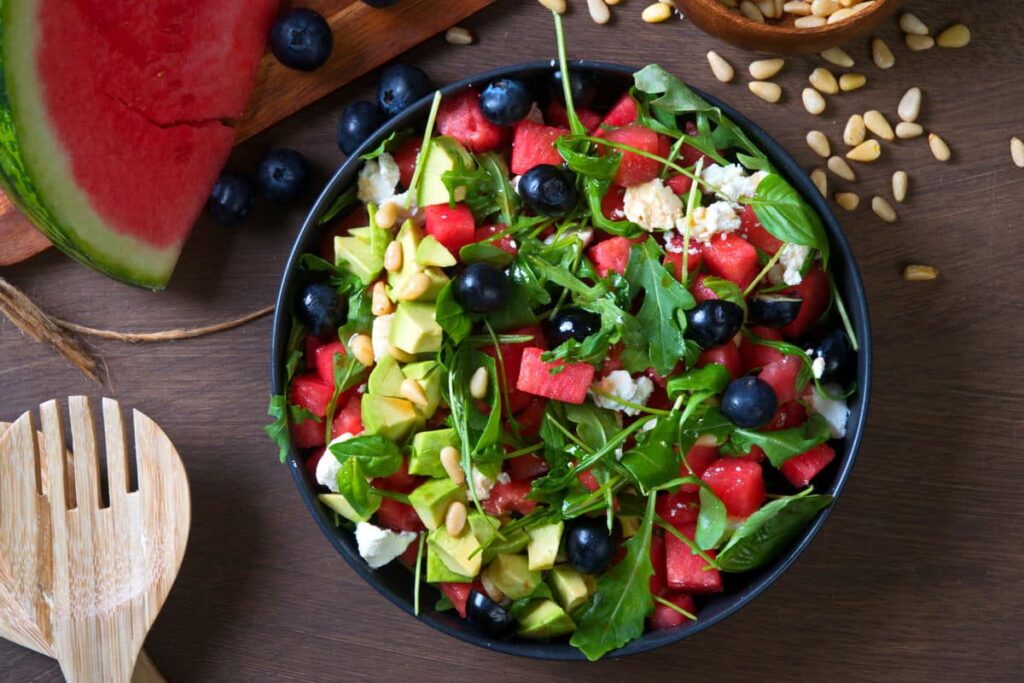 Watermelon Basil Salad by In The Kitch