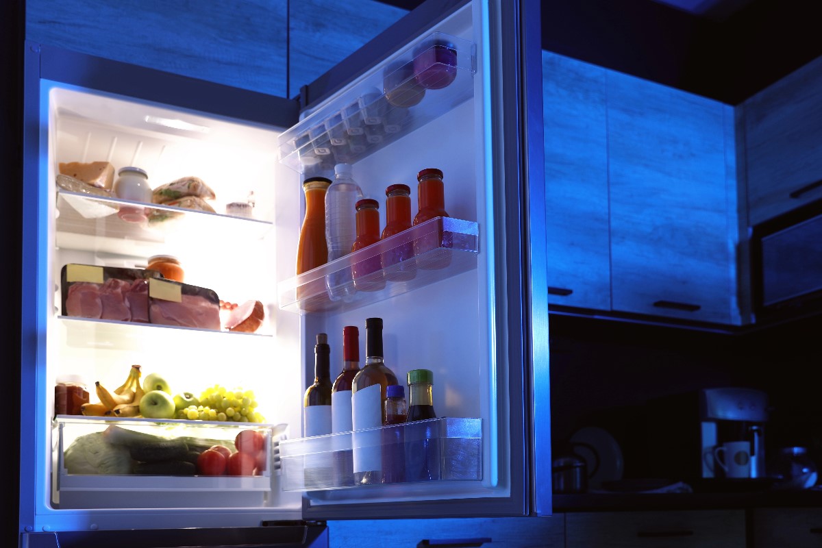 Wine in fridge