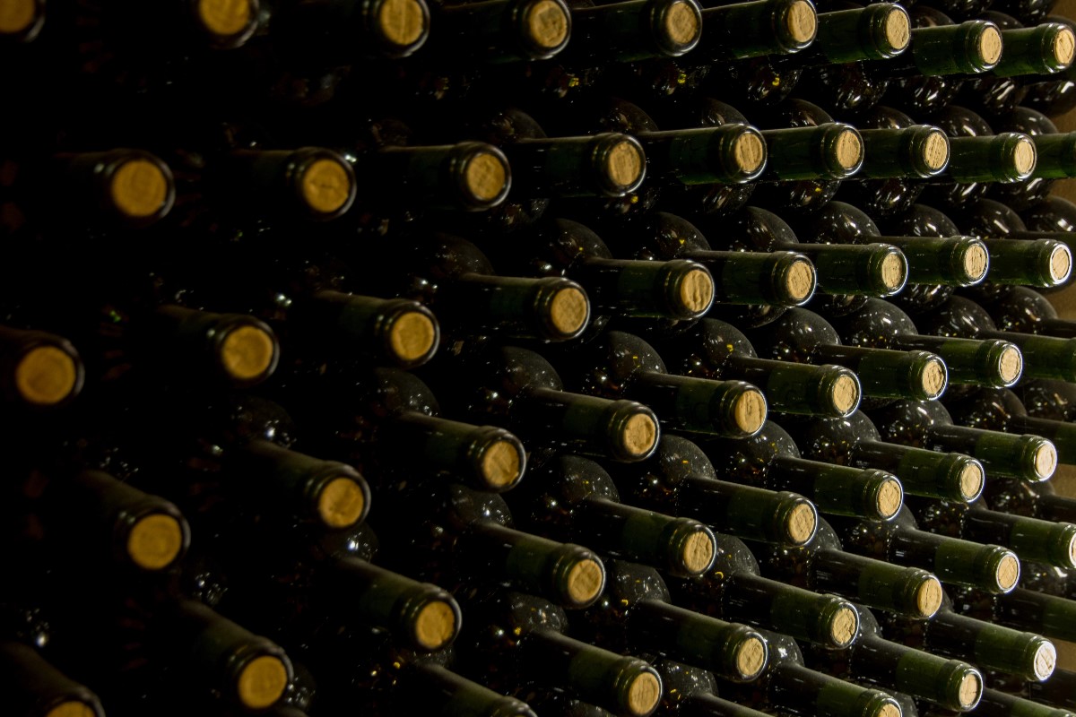 Wine stacked