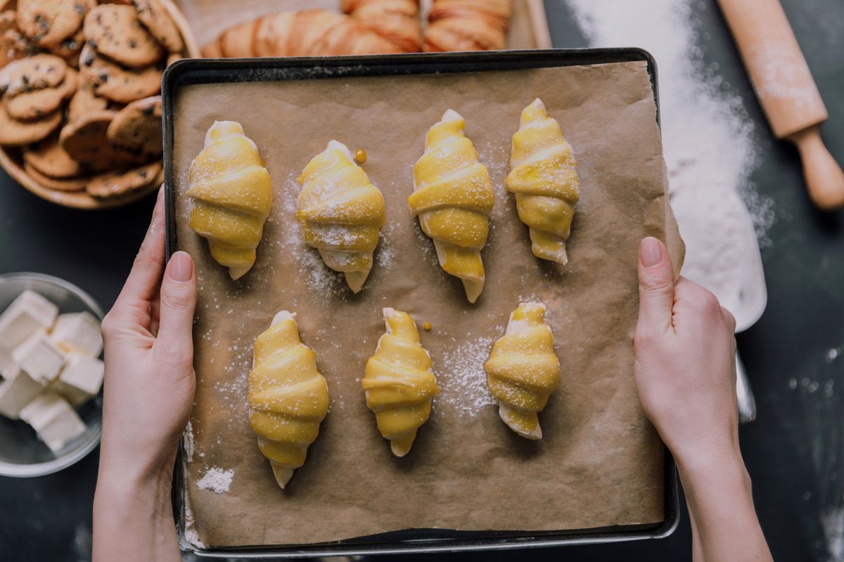 batches of croisants