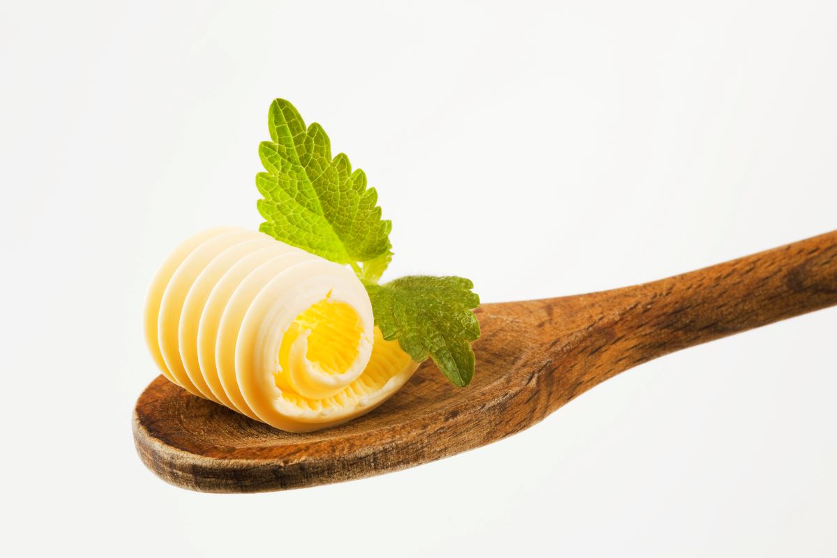 butter on a spoon