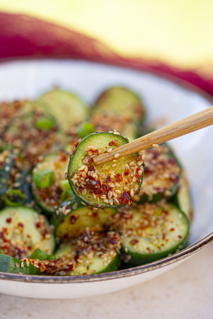 easy spicy cucumber salad