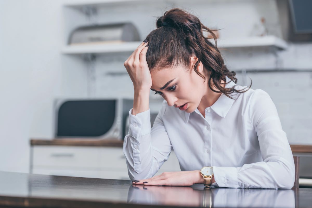 frustrated woman