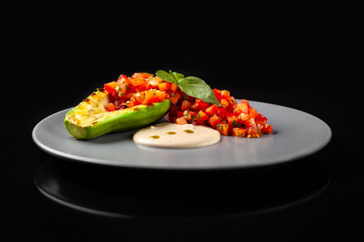 grilled avocado with salsa fresca