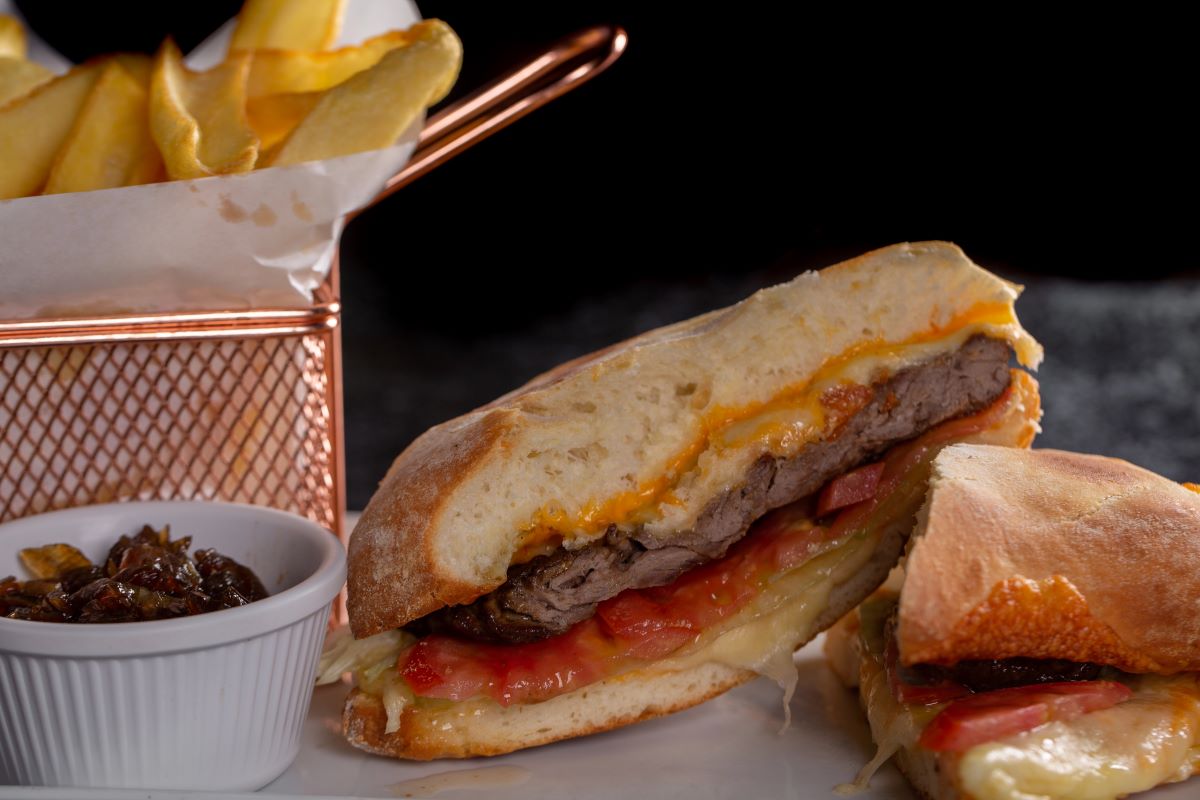 philly cheesteak sandwich