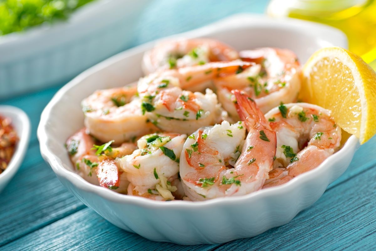 shrimp scampi bowl