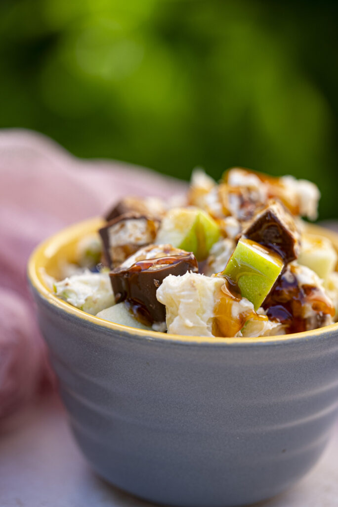 snickers caramel apple salad
