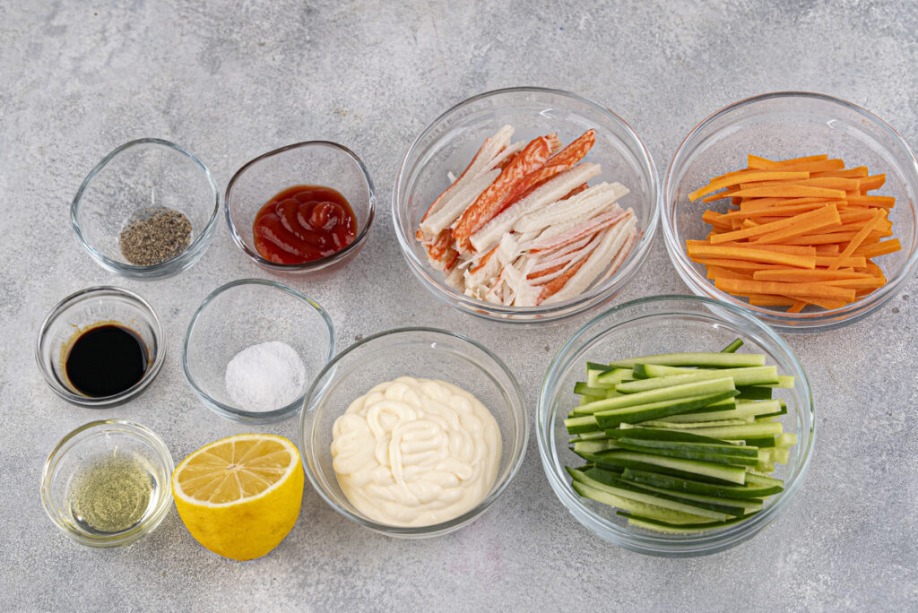 spicy kani salad recipe ingredients