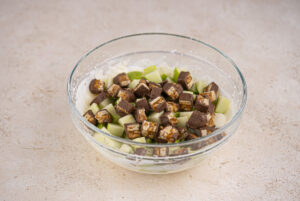 step 3 Snicker Apple Salad