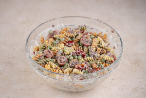 step 5 Bacon Ranch Pasta Salad