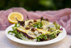 step 8 Pear Gorgonzola Salad