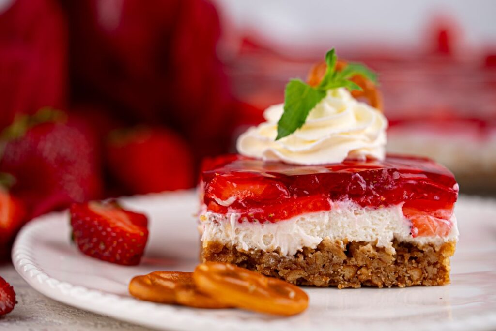 strawberry pretzel jello salad recipe
