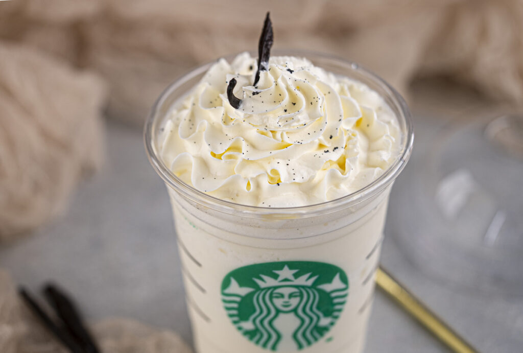 vanilla bean frappuccino