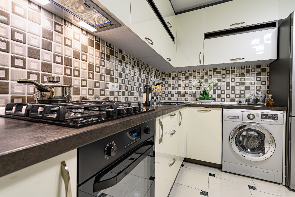 wine on washing machine