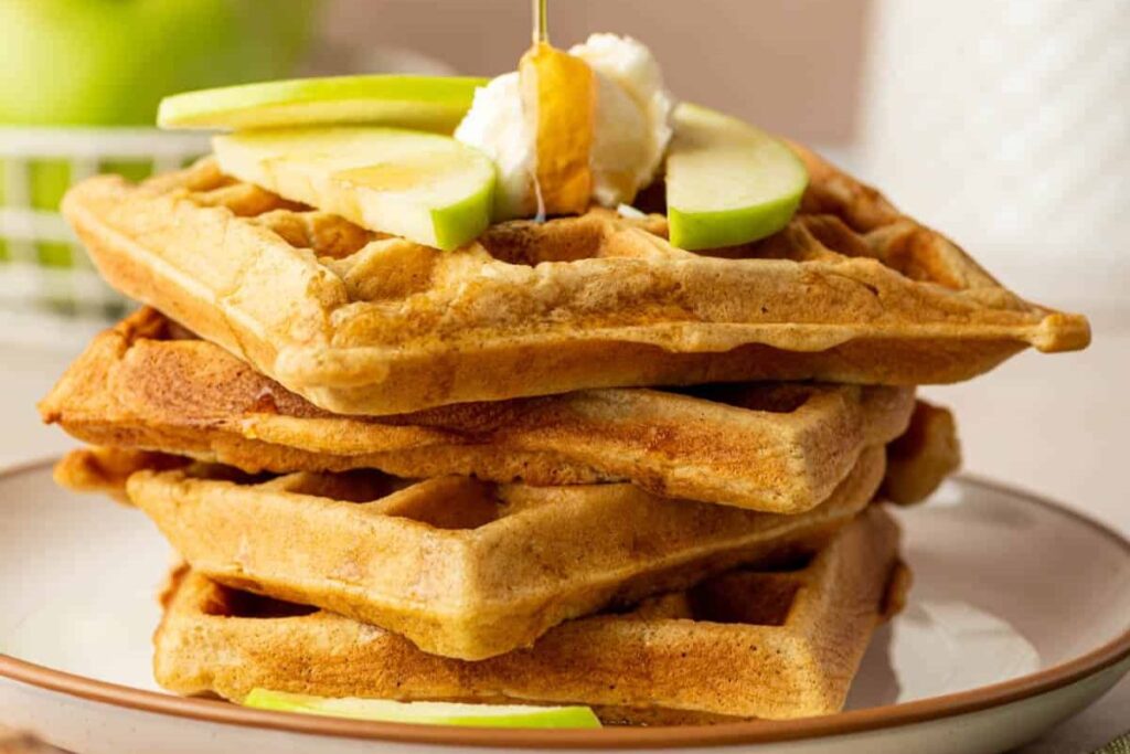 Apple Cinnamon Waffles by Food Exit Recipes
