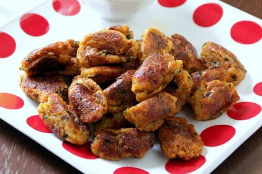 Baked Zucchini Potato Tots by My Cooking Journey