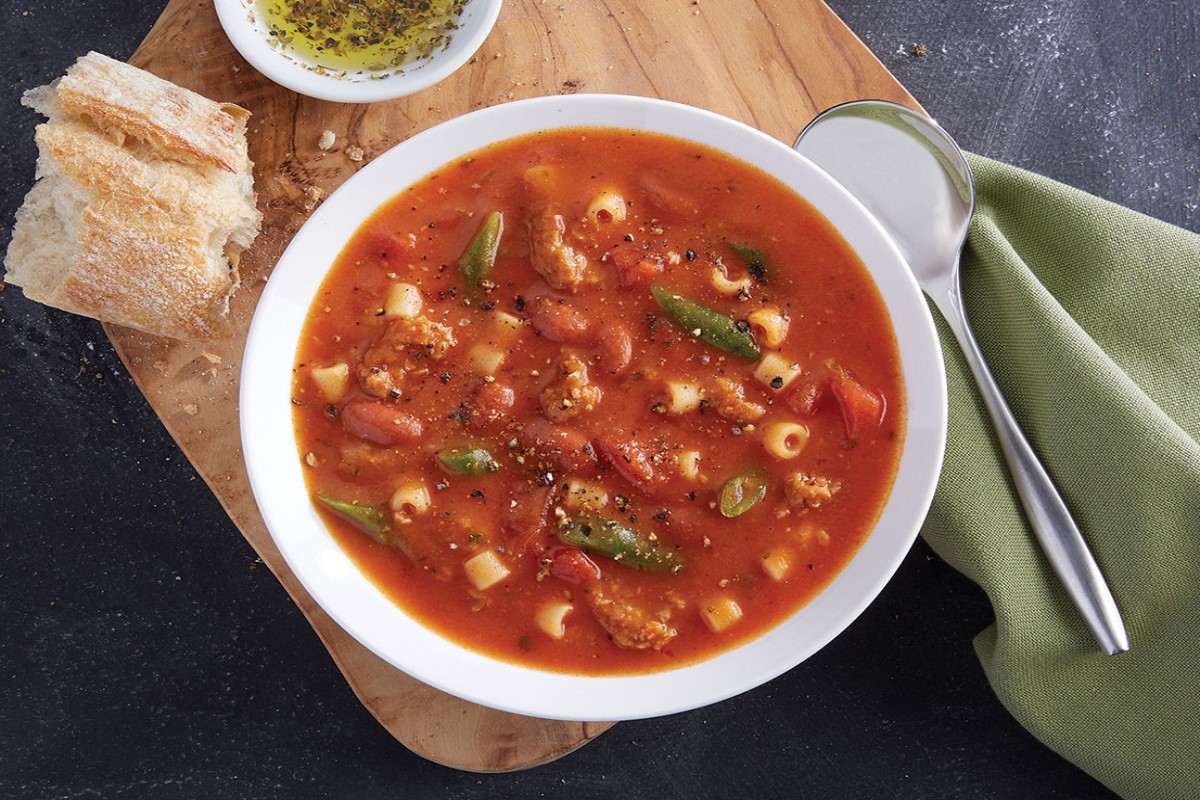 Campbells Chunky Minestrone with Italian Sausage