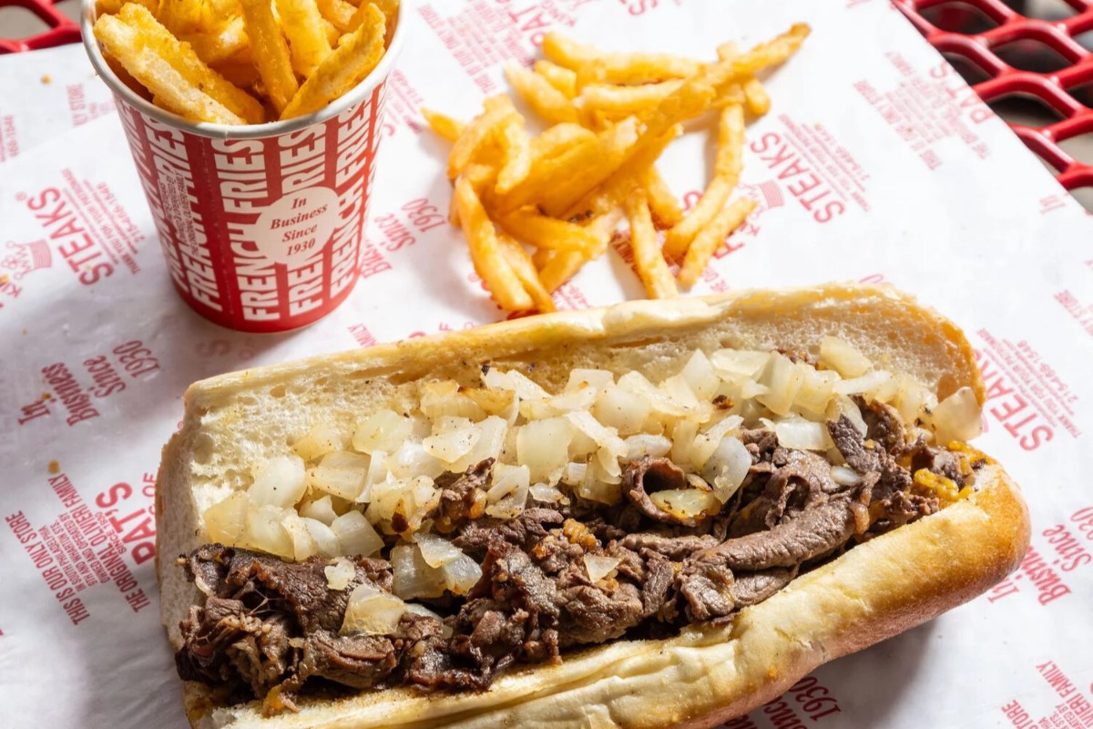 Cheesesteak at Pats in Philadelphia