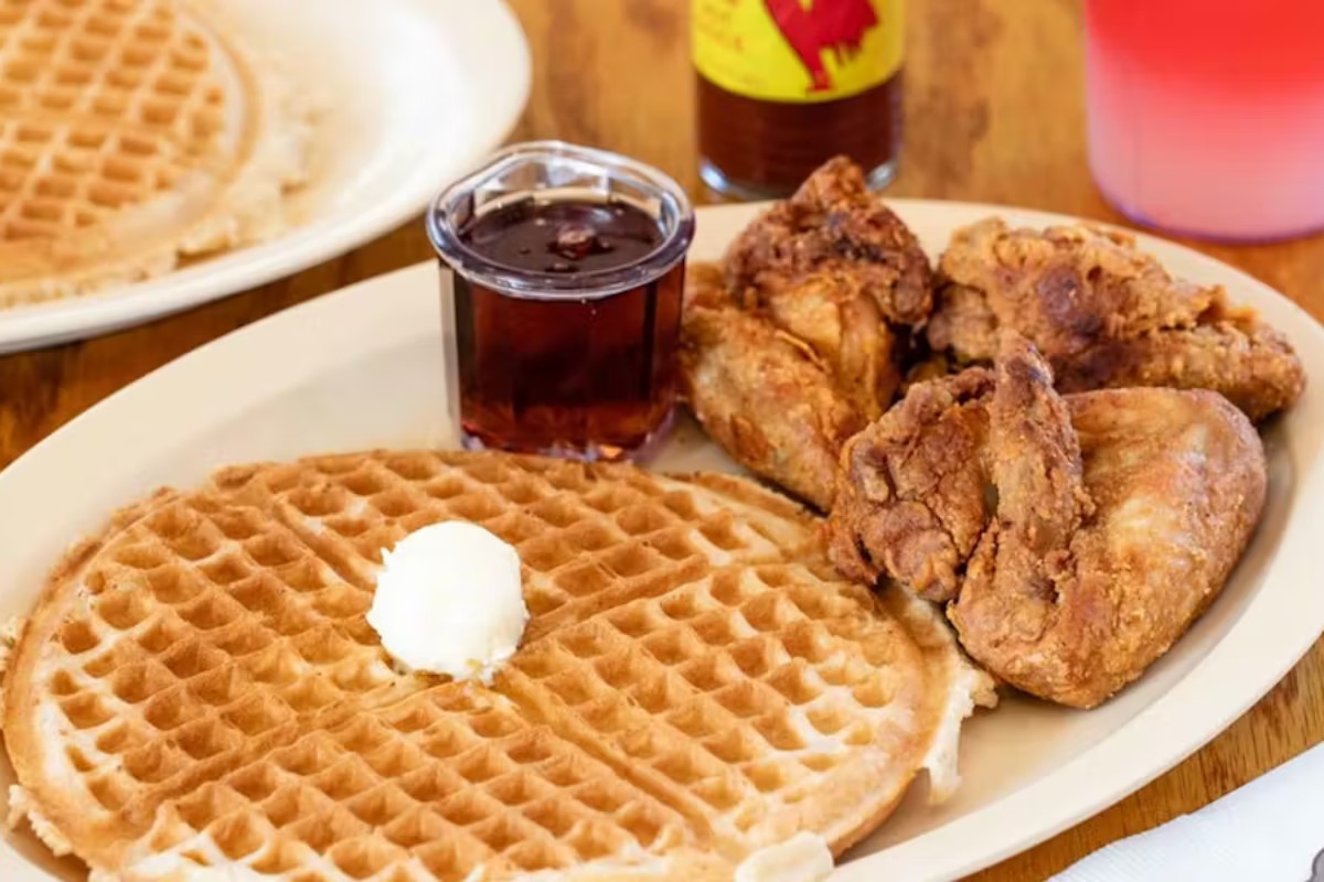 Chicken and Waffles at Roscoes