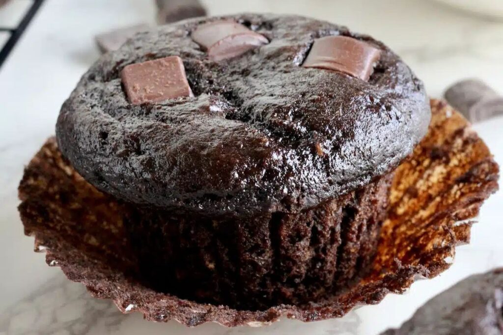 Chocolate Chunk Banana Muffins by Table Nutrition