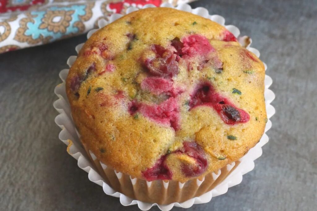 Cranberry Zucchini Muffins by Ginger Casa
