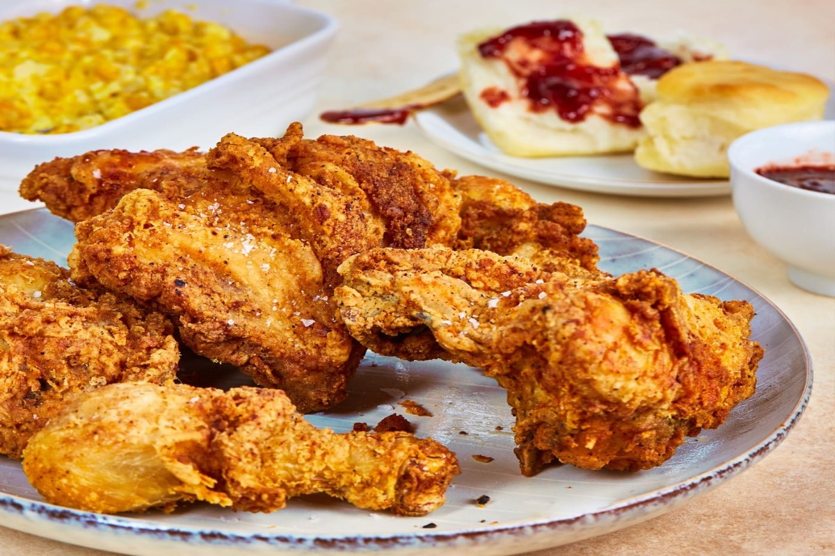 Fried Chicken and Biscuits at Loveless Cafe in Nashville
