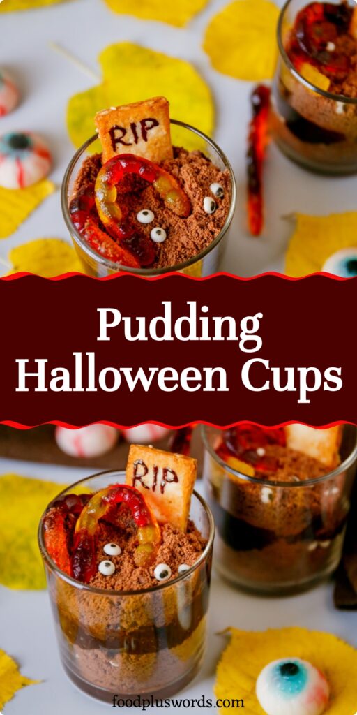 Halloween Pudding Cups