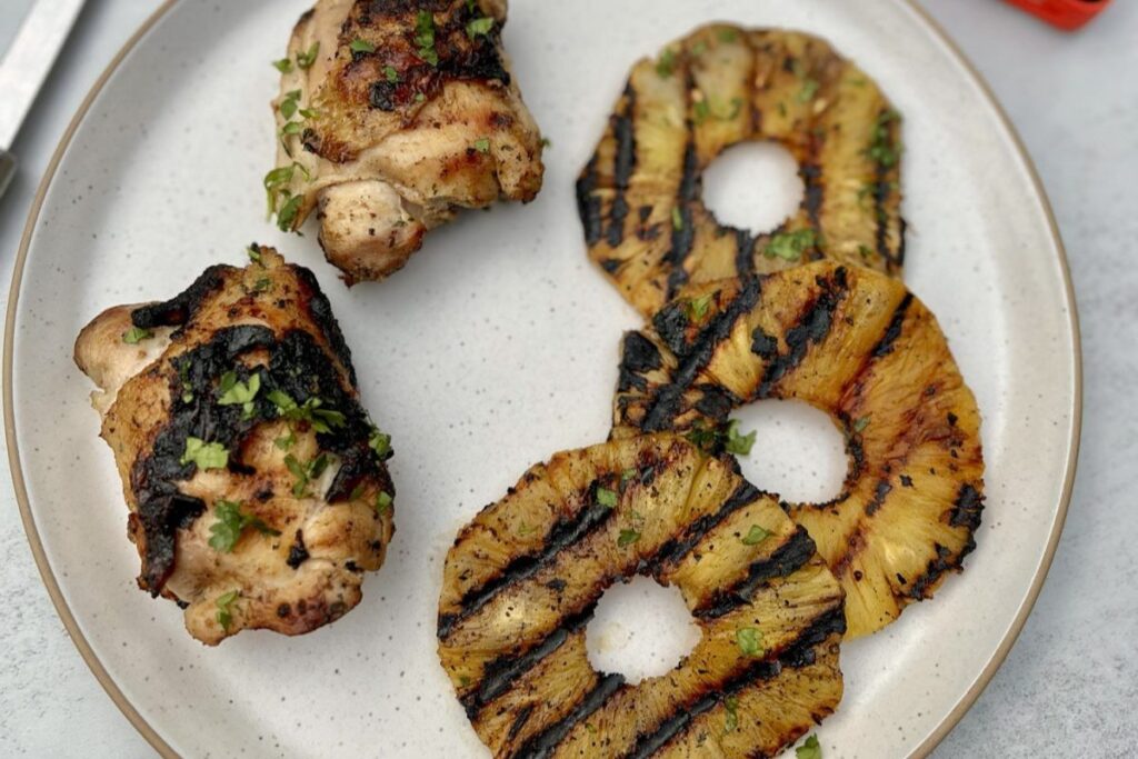 Hawaiian Chicken Thighs by The Wholesome Spoon