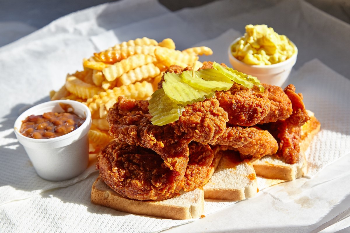 Hot Chicken at Princes in Nashville
