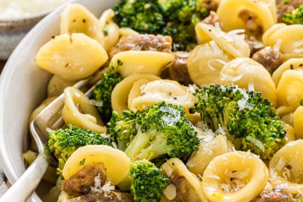 Italian Sausage and Broccoli Pasta by Risas Family Kitchen