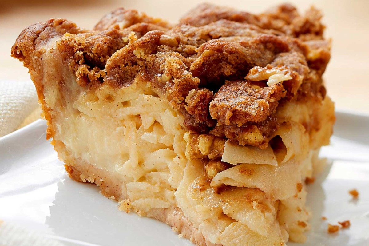 Little pieApple cream sour walnut