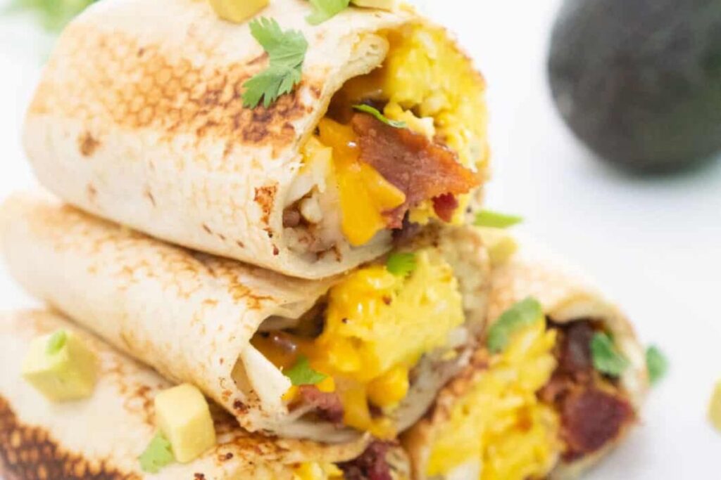 Make Ahead Breakfast Burritos by The Happier Homemaker