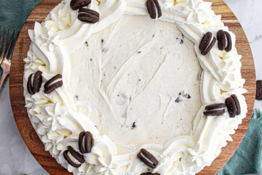 No Bake Oreo Cheesecake by Vintage Kitchen Notes