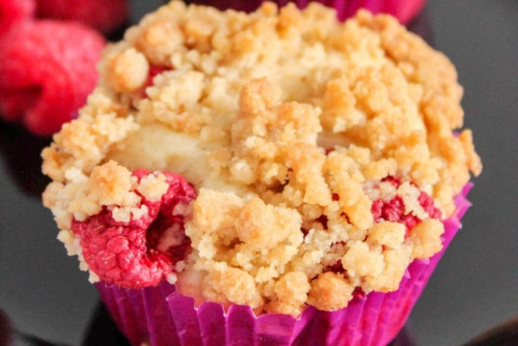 Raspberry Muffins by Baking Beauty