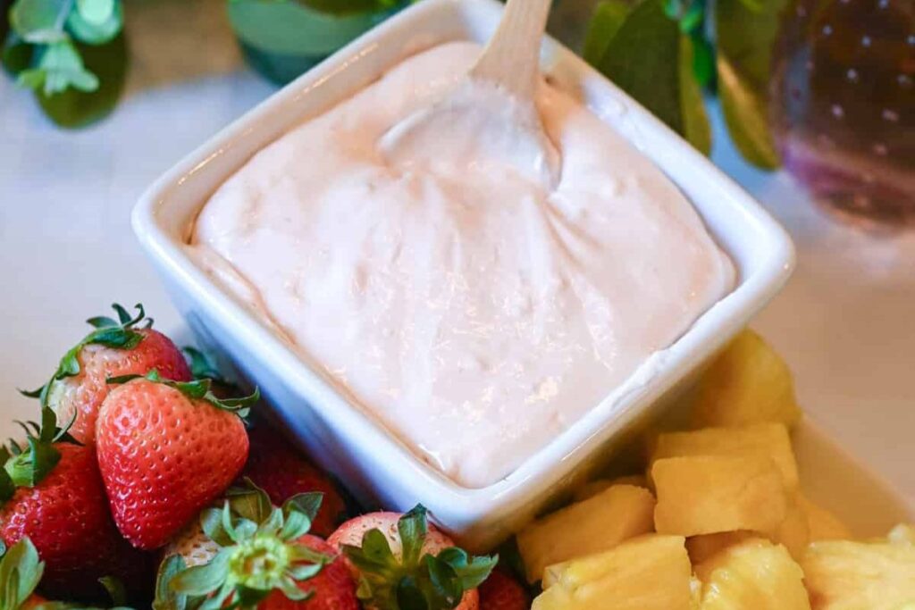 Strawberry Fruit Dip by Learned It From My Mom