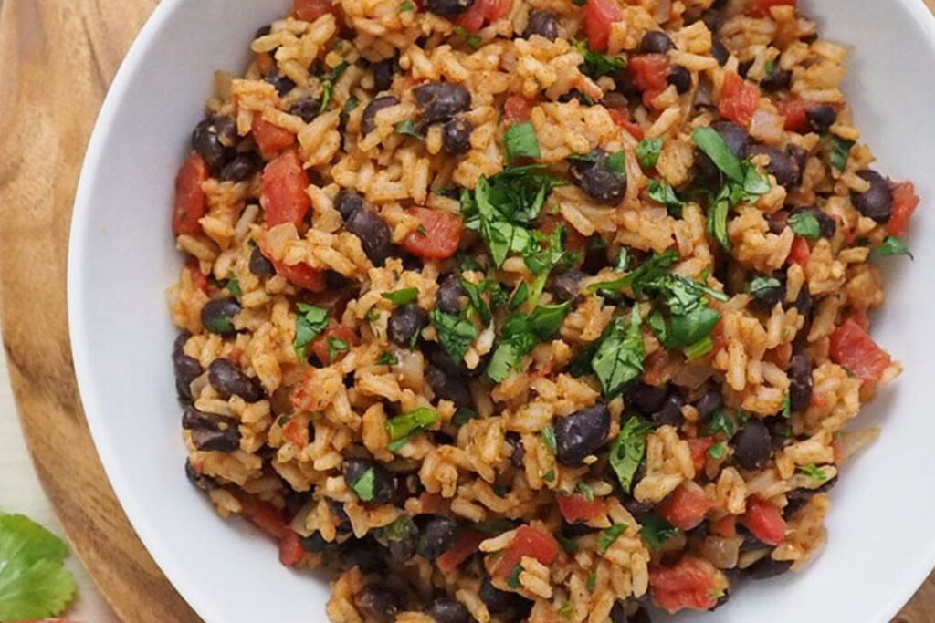 Tomato Rice and Beans by Mitten Girl