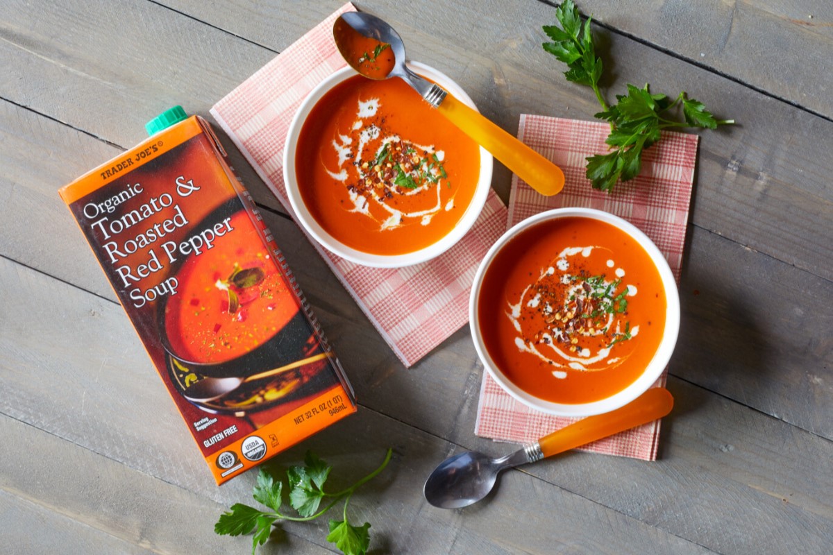 Trader Joes Roasted pepper soup