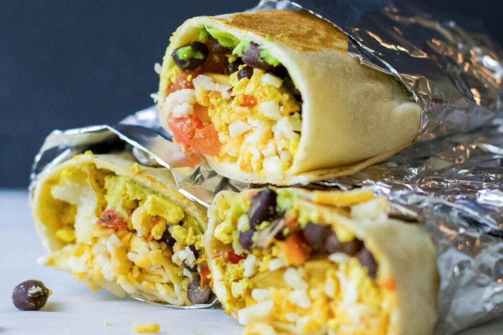 Ultimate Vegan Breakfast Burrito by Bites with Blair