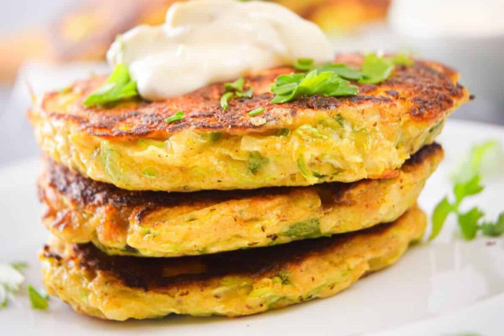 Vegetarian Zucchini Crab Cakes by In The Kitch