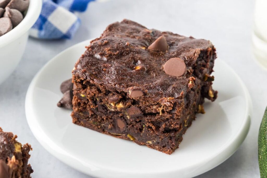 Zucchini Brownies by On My Kids Plate