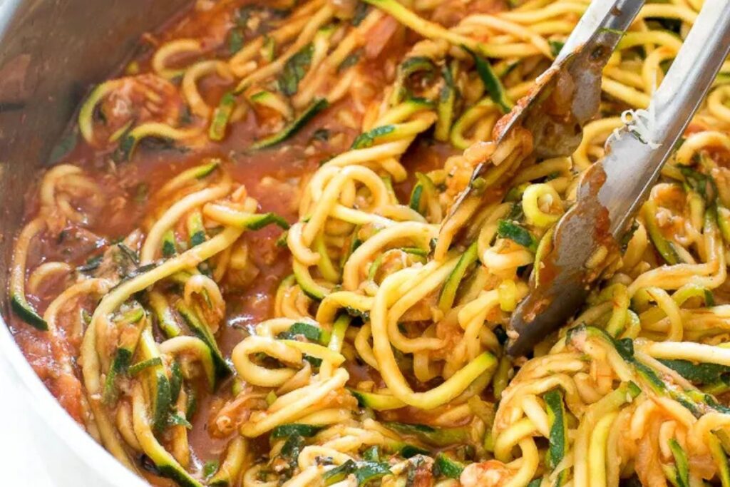 Zucchini Spaghetti by Chef Savvy